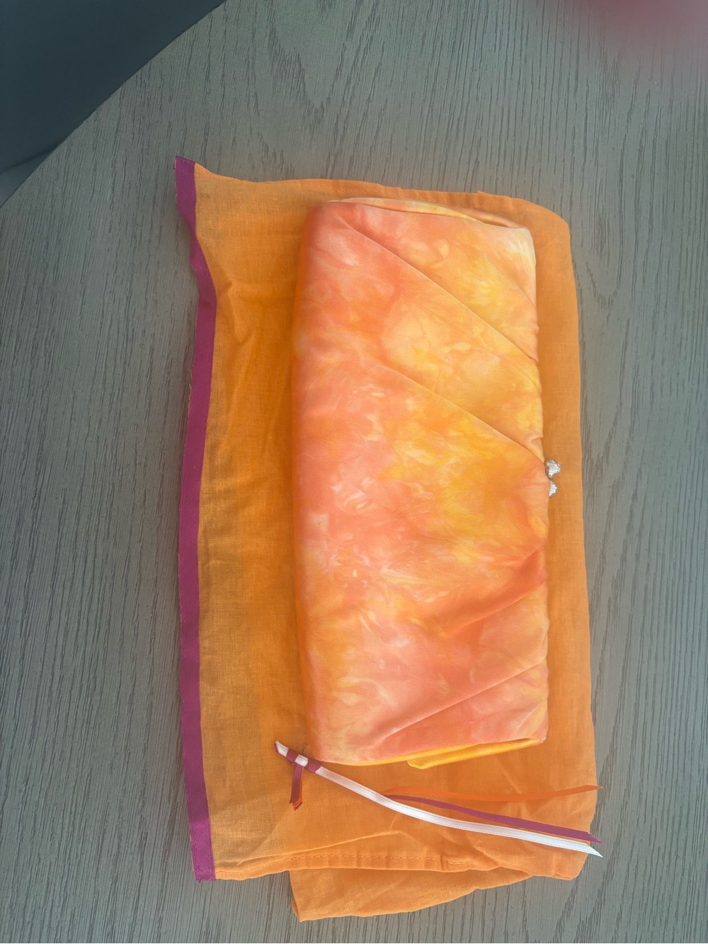 Franchi colorful fabric clutch/SHOULDER BAG